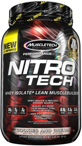 Muscletech-Nitro-Tech Performance Series (907g) [COOKIES & CREAM]-0