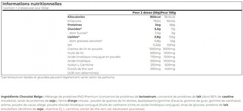 PHD-Diet Whey (1Kg) [CHOCOLAT]-1