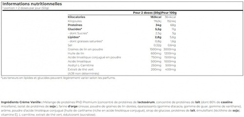 PHD-PHD DIET WHEY (1 KG)|Vanille| Protéines Minceur|PHD-1