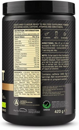 Optimum Nutrition-Pre-Workout advanced (420g) [SOUR GUMMY]-2