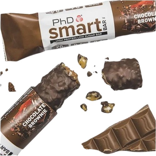 PHD-SMART BAR (64g)|Chocolat Brownie| Barres protéinées|PHD-1