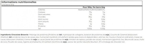 PHD-SMART BAR (64g)|Chocolat Brownie| Barres protéinées|PHD-2