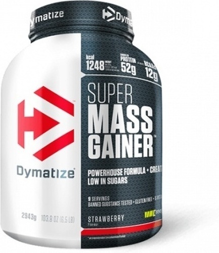 Dymatize-Super Mass Gainer (2943g) [FRAISE]-0