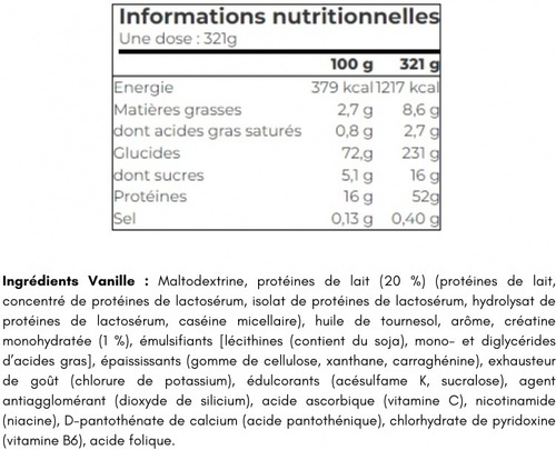 Dymatize-Super Mass Gainer (2943g) [GOURMET VANILLE]-1