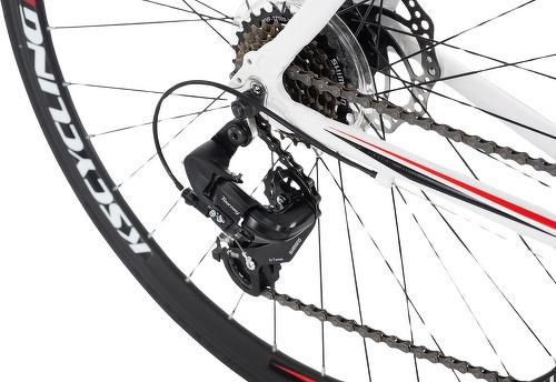 KS Cycling-Vélo De Course 28'' Euphoria Blanc Cadre Aluminium Tc 53 Cm Ks Cycling-4
