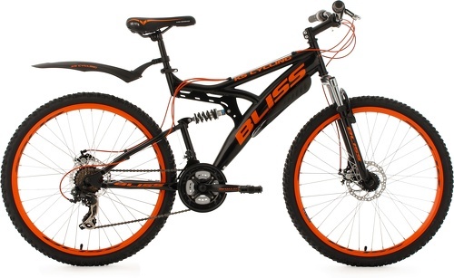 KS Cycling-VTT tout suspendu 26'' Bliss noir-orange TC 47 cm KS Cycling-image-1