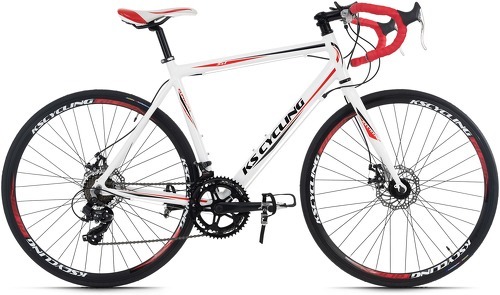 KS Cycling-Vélo De Course 28'' Euphoria Blanc Cadre Aluminium Tc 53 Cm Ks Cycling-1
