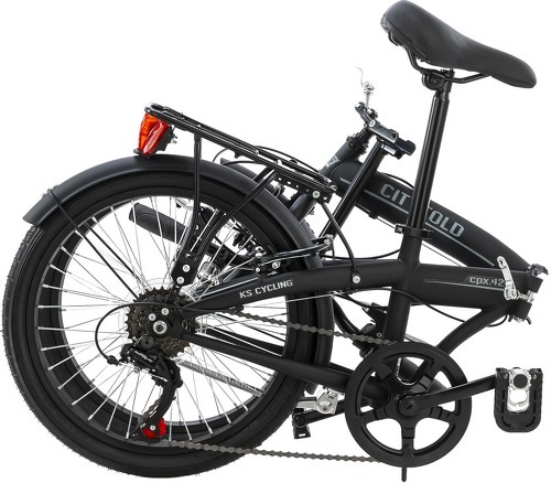 KS Cycling-Vélo pliant 20'' Cityfold 6 vitesses (cadre 27cm)-2