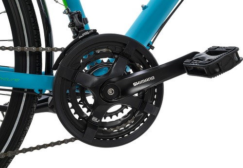 KS Cycling-Vtc 28'' Aluminium Antero Turquoise Tc 53 Cm Ks Cycling - Vélo de ville-2