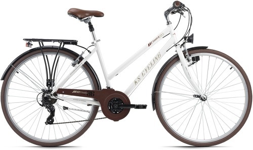 KS Cycling-Vtc Venice Guidon Plat (cadre 48cm - roue 28 pouces) - Vélo de ville-1