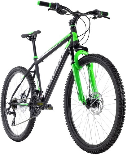 KS Cycling-VTT semi-rigide 26'' Xtinct noir-vert-image-1
