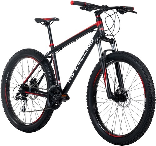 KS Cycling-VTT semi-rigide 27,5" Plus Xceed noir-rouge-image-1