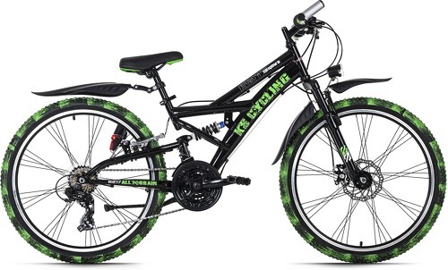 KS Cycling-Vtt Tout Suspendu 24'' Atb Crusher -Vert Tc 36 Cm Ks Cycling-1