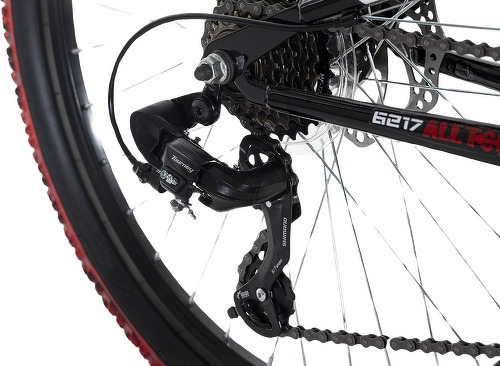 KS Cycling-VTT tout Suspendu 24" Crusher noir-rouge TC 41 cm KS Cycling-3