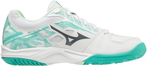 MIZUNO-Chaussures de tennis Blanc/Bleu Femme Mizuno Breakshot-3