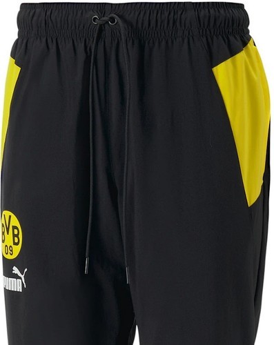 PUMA-Pantaloni Dortmund Woven Noir-2