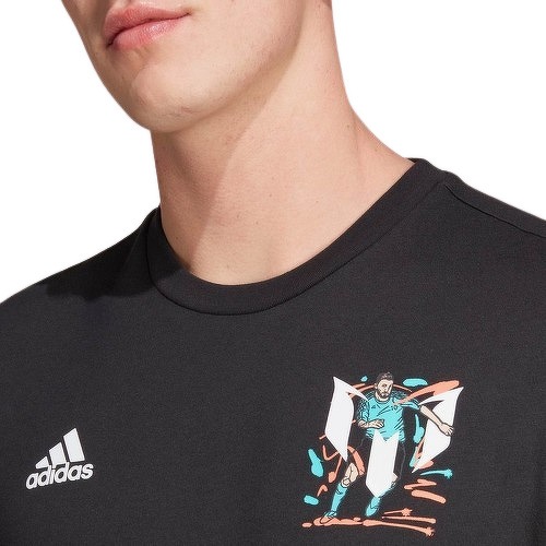 adidas Performance-T-shirt graphique Messi Football Icon-4