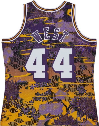 Mitchell & Ness-Swing Mesh Jersey Los Angeles Lakers ASIAN Jerry West-1