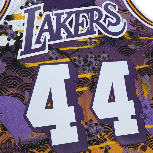 Mitchell & Ness-Swing Mesh Jersey Los Angeles Lakers ASIAN Jerry West-2