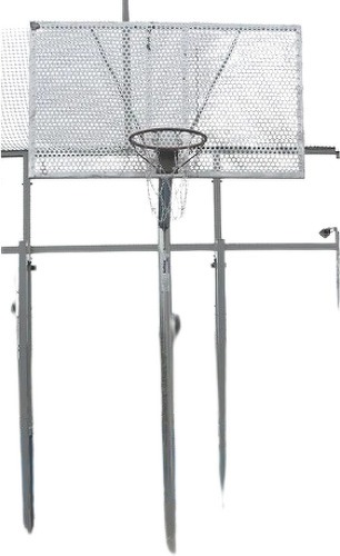 Softee Equipment-Lot de 2 paniers de basketball galvanisé antivandalisme Softee Equipment-image-1