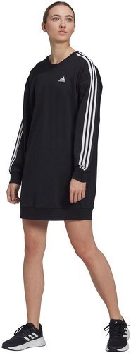 adidas Sportswear-Robe encolure ras-du-cou Essentials 3-Stripes-1