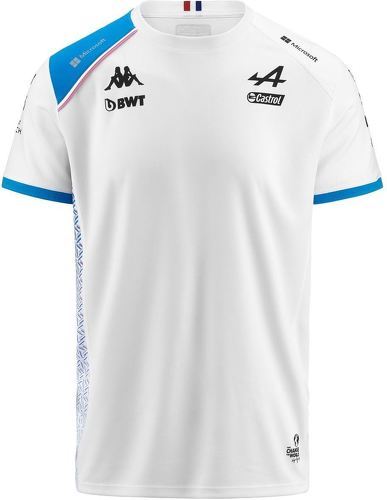 KAPPA-T-Shirt Abolim BWT Alpine F1 Team 2023 Blanc-image-1