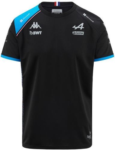 KAPPA-T-Shirt Abolim BWT Alpine F1 Team 2023 Noir-image-1