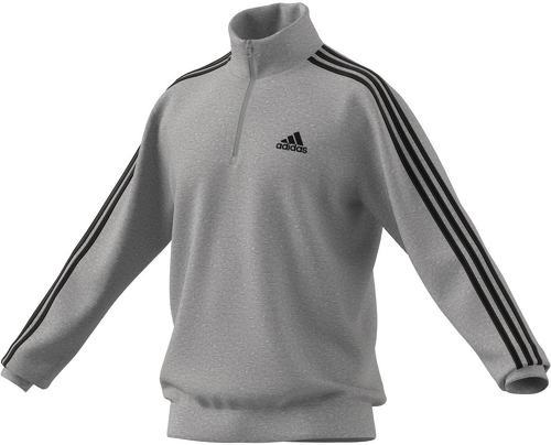 adidas Sportswear-Sweat-shirt molleton zip 1/4 3 bandes Essentials-2