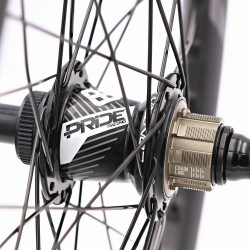 Pride Racing-Paire De Roues Pride Gravity Pro Aero Ud Gloss Disc - Moyeux Black-3