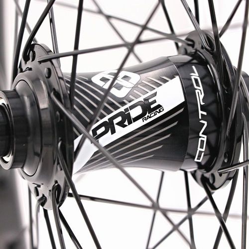 Pride Racing-Paire De Roues Pride Gravity Pro Aero Ud Gloss Disc - Moyeux Black-4