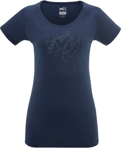 Millet-T-Shirt Randonnée Femme IMJA WOOL PRINT TS SS-0