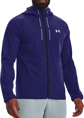 UNDER ARMOUR-Ua Stretch Woven Windbreaker Blu-0