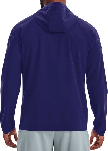 UNDER ARMOUR-Ua Stretch Woven Windbreaker Blu-1