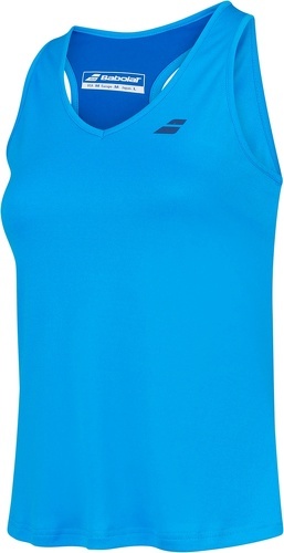 BABOLAT-Débardeur Babolat Play Femme Blanc / Bleu chiné-1