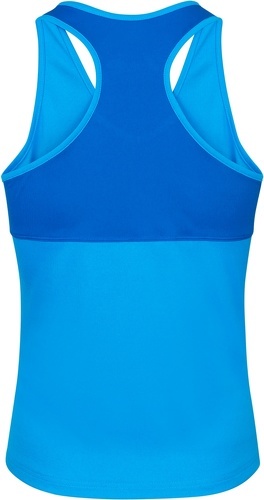 BABOLAT-Débardeur Babolat Play Femme Blanc / Bleu chiné-2