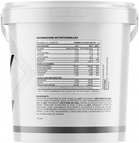 Superset Nutrition-100% Whey Proteine Advanced (4Kg) - Chocolat - Whey protéine-1