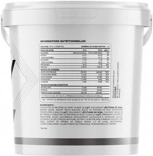 Superset Nutrition-100% Whey Proteine Advanced (4Kg) [FRAISE YOGOURT]-1