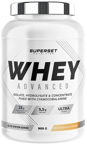 Superset Nutrition-100% Whey Proteine Advanced (900g) [PASSION CHOCOLAT BLANC]-0