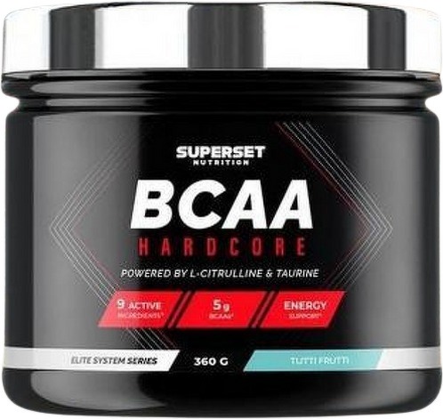 Superset Nutrition-BCAA Hardcore (360g) [TUTTI FRUTTI]-4