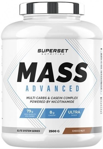Superset Nutrition-Programme Prise de Masse Expert: Mass Advanced (2,5Kg) [CHOCONUT] + Créatine Hardcore Xtreme - Xenatest Hardcore-2