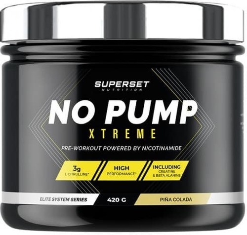 Superset Nutrition-Programme Prise de Muscle Sec Confirmé: 100% Whey Proteine Advanced (2Kg) [BANANA SPLIT] + No Pump Xtreme [PINA COLADA] + Créa Max-3