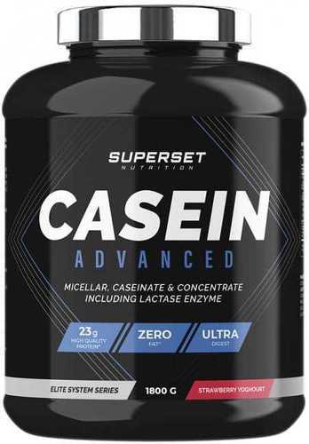 Superset Nutrition-Programme Gain de Muscle Jour & Nuit: 100% Casein Advanced [FRAISE YOGOURT] + 100% Whey Proteine Advanced (2Kg) [VANILLE CREMEUSE]-3