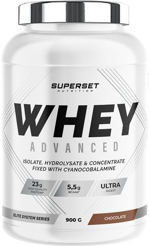 Superset Nutrition-Programme Prise de Muscle Sec Avancé: 100% Whey Proteine Advanced (900g) [CHOCOLAT] + Créa Max-2