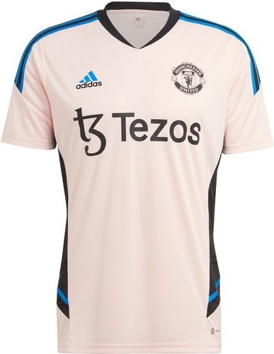 adidas Performance-Maillot Manchester United Training Condivo Homme 2022/23 Rose Glacée-image-1