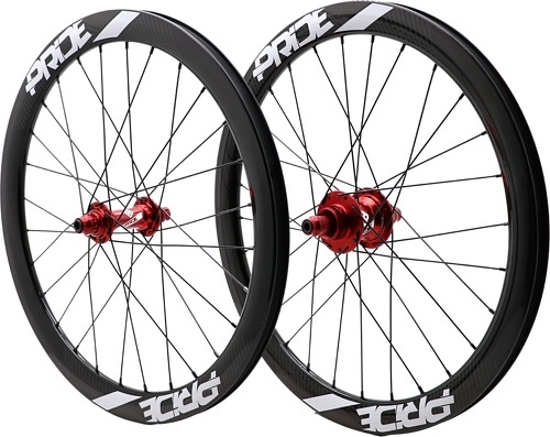 Pride Racing-Paire De Roues Pride Gravity Exp Aero Ud Gloss Disc Moyeux-0