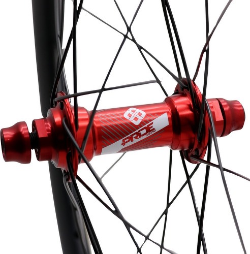 Pride Racing-Paire De Roues Pride Gravity Exp Aero Ud Gloss Disc Moyeux-2