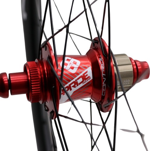 Pride Racing-Paire De Roues Pride Gravity Exp Aero Ud Gloss Disc Moyeux-3