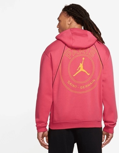 NIKE-Sweat à capuche Nike Paris St. Germain Jordan rouge-1