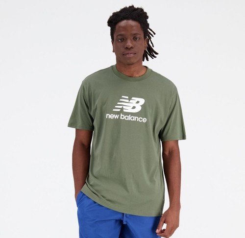 NEW BALANCE-New Balance Essentials Stacked Logo Cotton Short-0