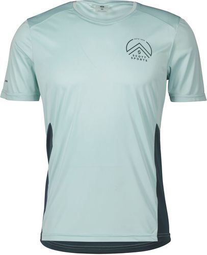 SCOTT -Scott Tee Shirt Endurance Tech Mineral Blue Tee Shirt Technique-0
